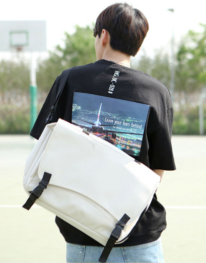 Текстильная кремовая сумка-рюкзак Y-Master x-022wh купить недорого в Ты Купи