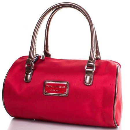 Красная женская текстильная сумка TED LAPIDUS купить недорого в Ты Купи