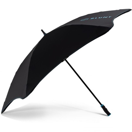 Зонт-трость женский противоштормовой механический BLUNT Bl-Sport-black-blue купить недорого в Ты Купи