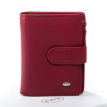 Женский кожаный кошелек Classik DR. BOND WN-2 dark-red купить недорого в Ты Купи