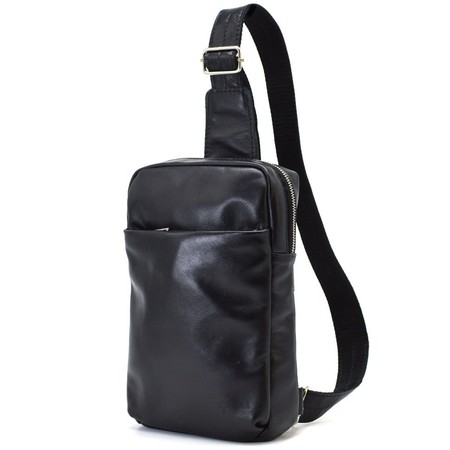 Мужская кожаная сумка-слинг TARWA GA-0205-3md купить недорого в Ты Купи