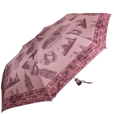 Зонт женский бежевый полуавтомат AIRTON купить недорого в Ты Купи