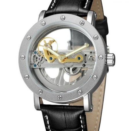 Мужские наручные часы скелетон Fuyate Air Silver (1103) купить недорого в Ты Купи