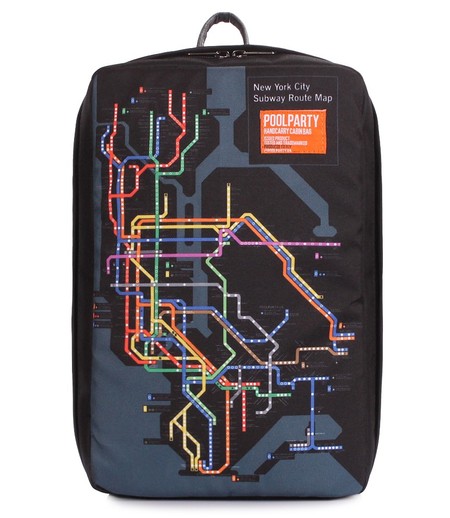 Рюкзак для ручной клади POOLPARTY Ryanair / Wizz Air / МАУ hub-subway купить недорого в Ты Купи
