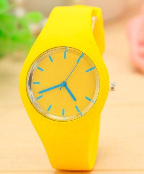 Женские наручные часы GENEVA ICE YELLOW 5077 купить недорого в Ты Купи