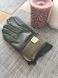 Женские кожаные перчатки Shust Gloves серые 375s2 M