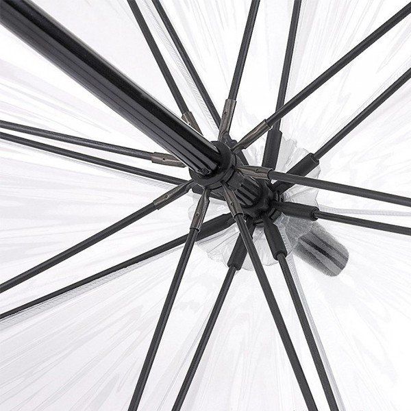 Женский механический прозрачный зонт-трость Fulton Birdcage-2 L042 - Raining Butterflies купить недорого в Ты Купи