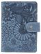 Обкладинка для паспорта зі шкіри Hi Art «Mehendi Art» PB-03S / 1 Shabby Lagoon Блакитний купити недорого в Ти Купи