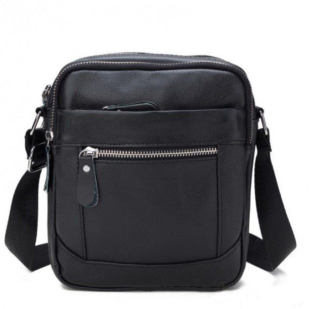 Кожаная сумка-планшет TIDING BAG A25-223A Черный купить недорого в Ты Купи