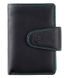 Шкіряний жіночий гаманець Visconti SP31 Poppy c RFID (Black Multi)