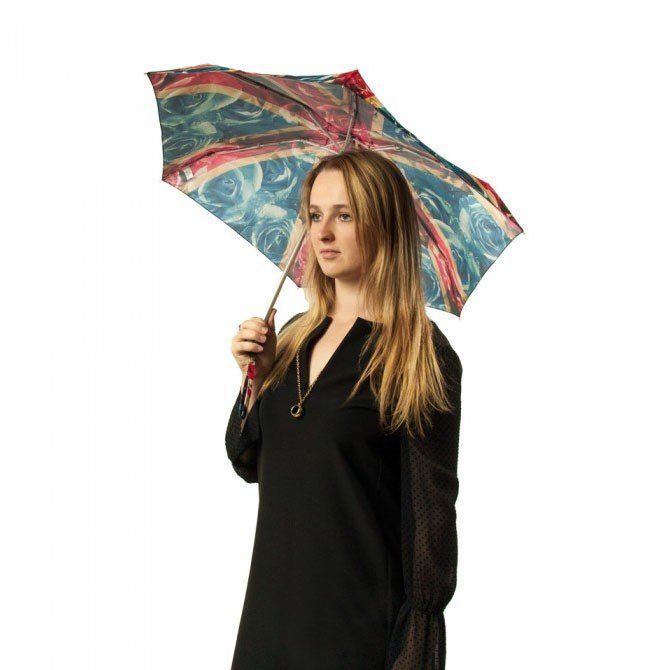 Механический женский зонт FULTON TINY-2 L501 - ROSE JACK купить недорого в Ты Купи