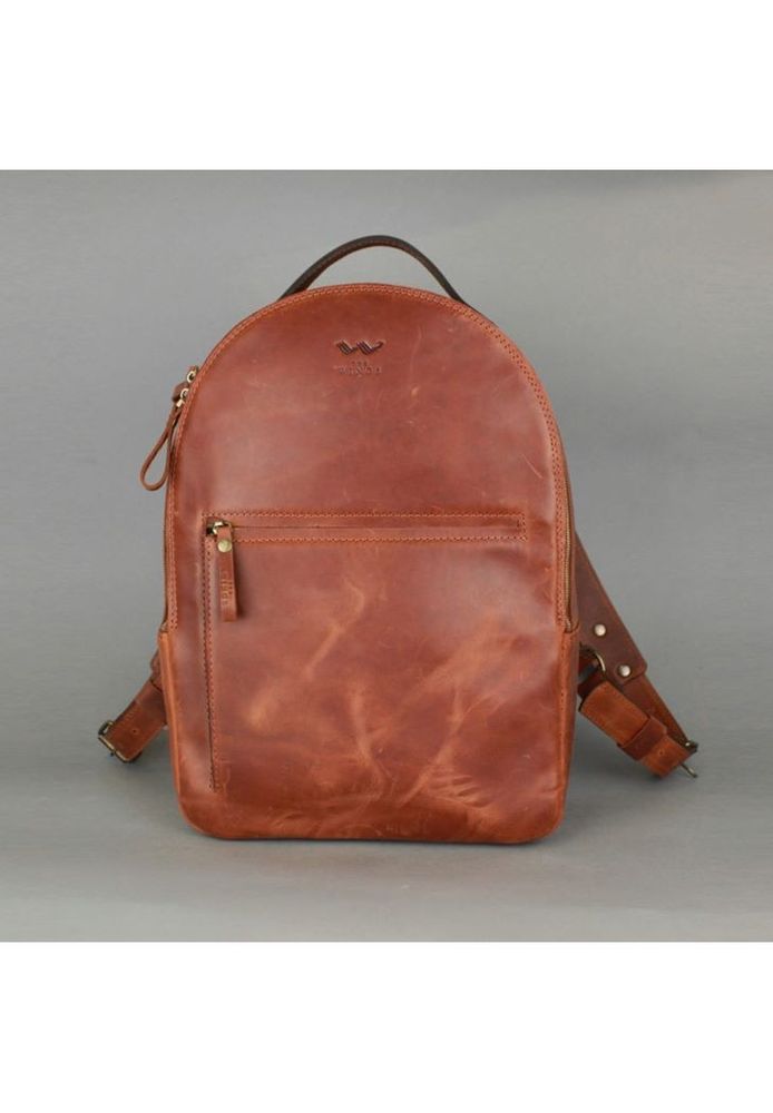 Женский рюкзак из натуральной кожи Groove M коньячный винтаж TW-GROOVE-M-KON-CRZ купить недорого в Ты Купи