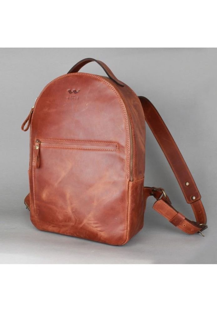 Женский рюкзак из натуральной кожи Groove M коньячный винтаж TW-GROOVE-M-KON-CRZ купить недорого в Ты Купи