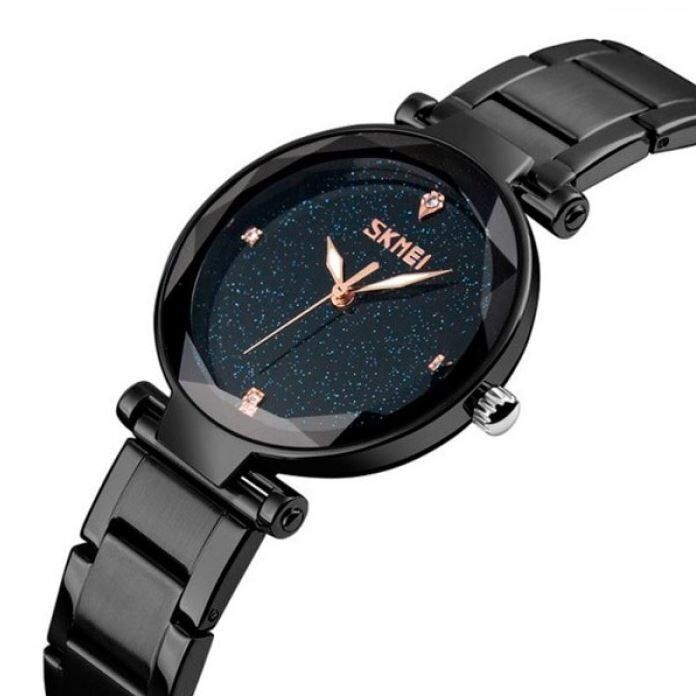 Жіночий наручний годинник SKMEI MISS BLACK (9180) купити недорого в Ти Купи