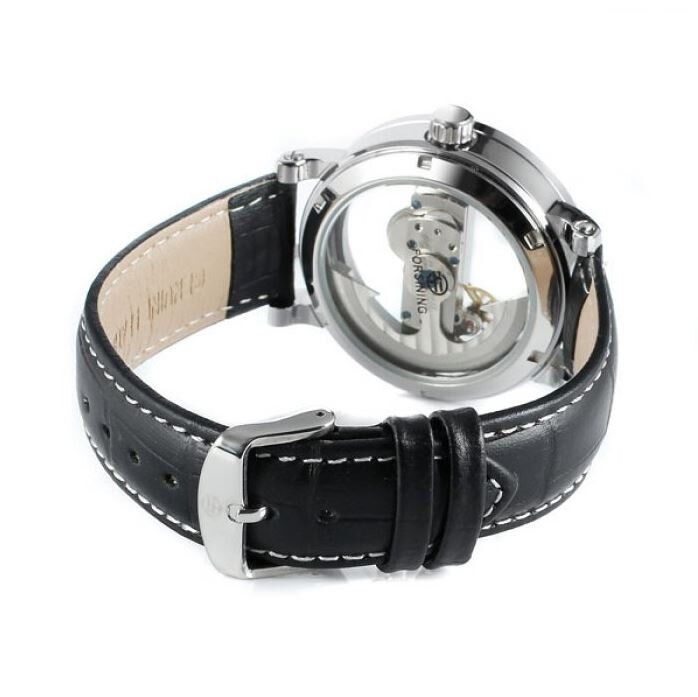 Чоловічий наручний годинник скелетон Fuyate Air Silver (1103) купити недорого в Ти Купи