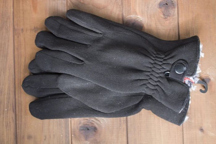 Перчатки мужские чёрные трикотажные 8192s2 M Shust Gloves купить недорого в Ты Купи