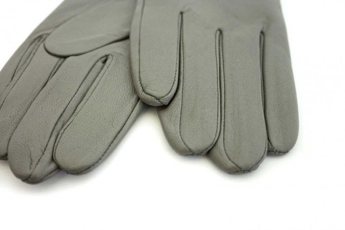 Женские кожаные перчатки Shust Gloves серые 375s2 M купить недорого в Ты Купи