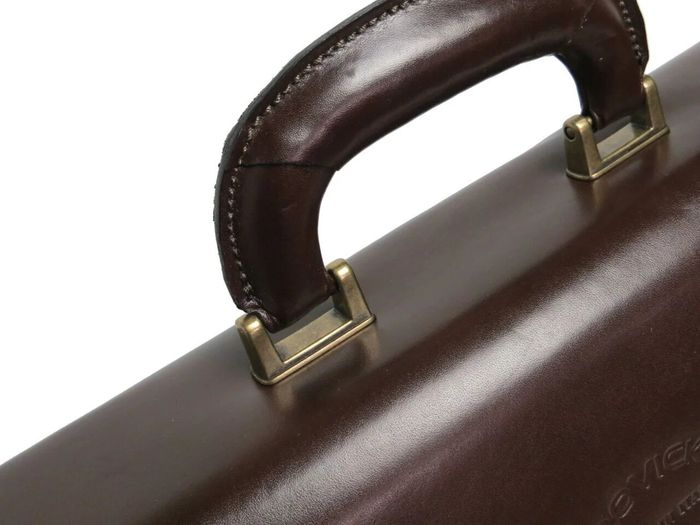 Мужской коричневый портфель из натуральной кожи Rovicky AWR-1-2 купить недорого в Ты Купи