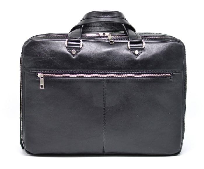 Шкіряна сумка для ноутбука TARWA ta-4664-4lx Чорний купити недорого в Ти Купи