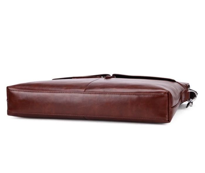 Мужская коричневая деловая сумка Polo 6604-4 купить недорого в Ты Купи