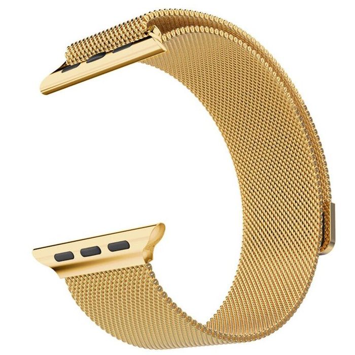 Ремешок Epik Milanese Loop Design для Apple watch 38mm / 40mm Золотой купить недорого в Ты Купи