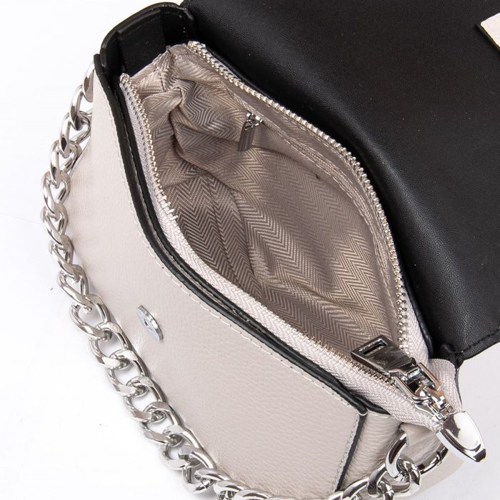 Жіноча шкіряна сумка класична ALEX RAI 99111 L-grey купити недорого в Ти Купи