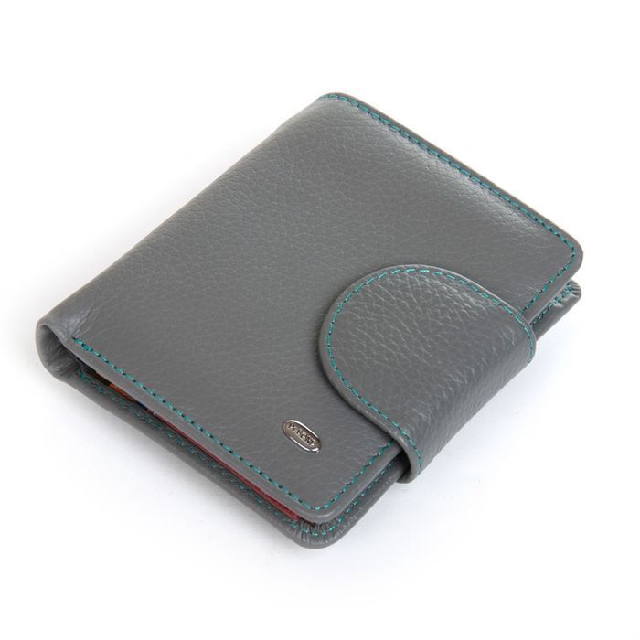 Шкіряний жіночий гаманець Rainbow DR. BOND WRS-415-1 gray купити недорого в Ти Купи