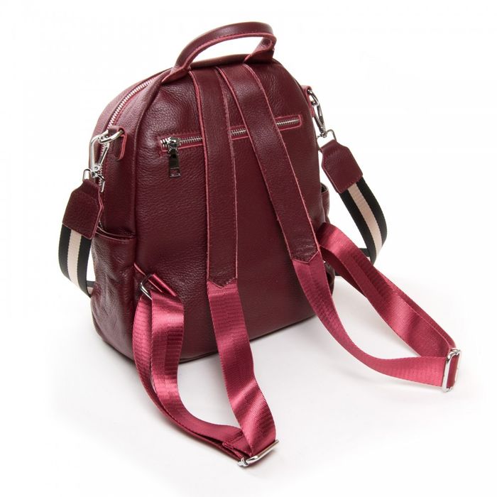 Женская кожаная сумка рюкзак ALEX RAI 26-8905-9 l-wine-red купить недорого в Ты Купи