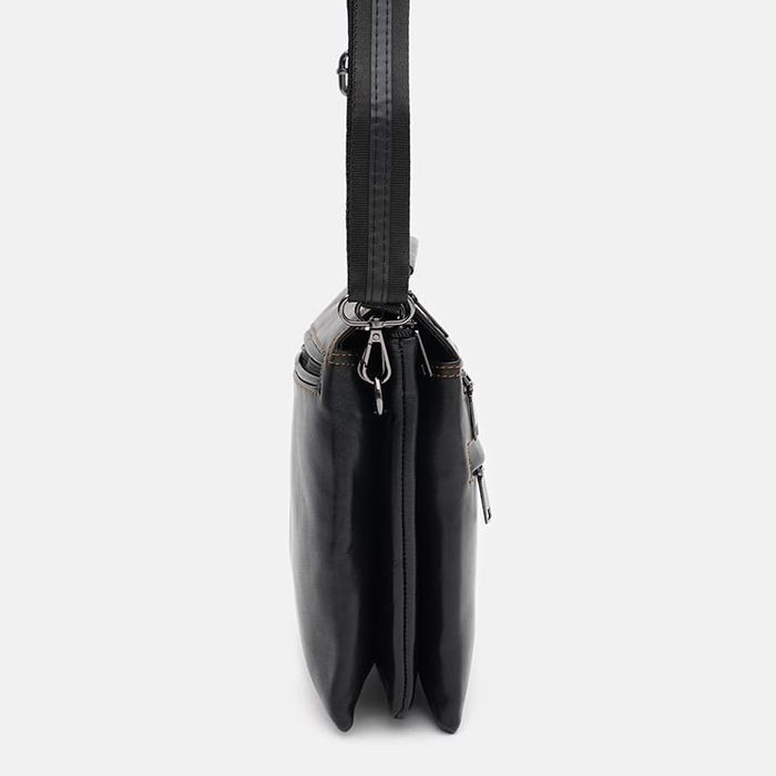 Чоловіча шкіряна сумка Ricco Grande T1tr0025blp-black купити недорого в Ти Купи