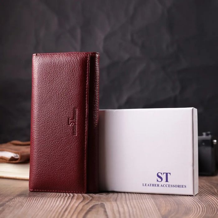 Шкіряний жіночий гаманець ST Leather 22522 купити недорого в Ти Купи