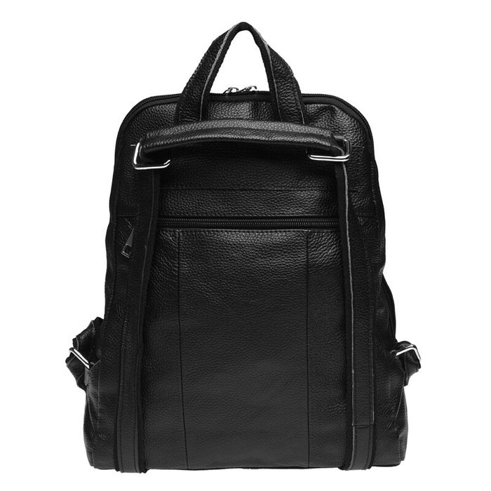 Шкіряний жіночий рюкзак Keizer K1152-black купити недорого в Ти Купи