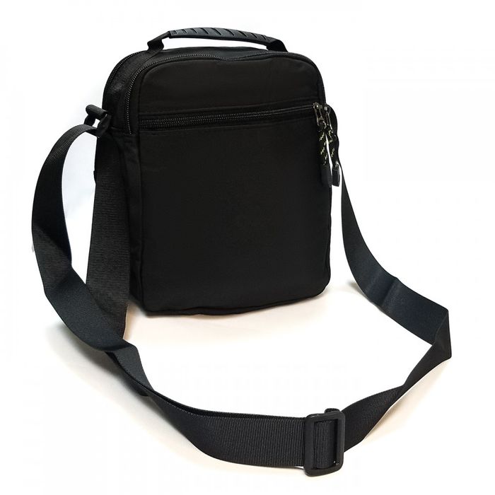 Мужская сумка через плечо Lanpad 15053 black купить недорого в Ты Купи