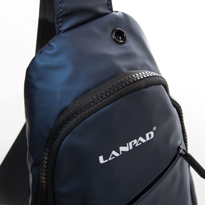 Мужская сумка на плечо нейлон Lanpad 3742 blue купить недорого в Ты Купи