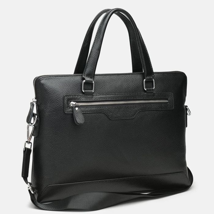 Мужская кожаная сумка Keizer K19153-1-black купить недорого в Ты Купи