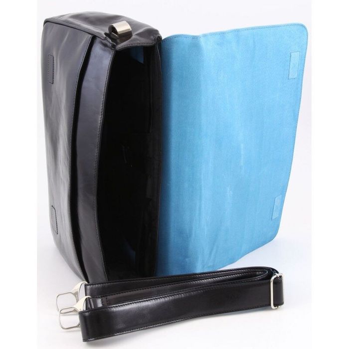 Мужская черная сумка Piquadro Blue Square (CA1805B2_N) купить недорого в Ты Купи