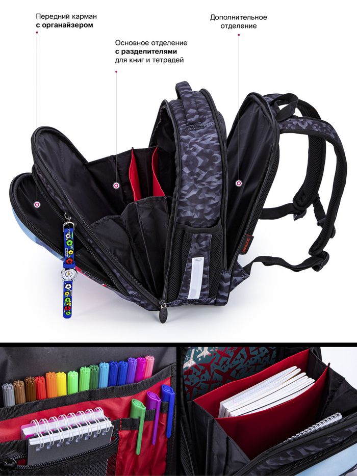 Шкільний рюкзак для хлопчиків Winner /SkyName R4-417 купити недорого в Ти Купи