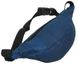 Мужская кожаная поясная сумка Cavaldi 901-353 синяя