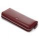 Шкіряний жіночий гаманець Bright DR. BOND W201 wine red