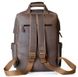 Шкіряна коричнева чоловіча рюкзака TiDing TID30814