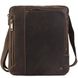 Чоловіча шкіряна сумка-планшет на плече Visconti ROY 15056 OIL BR коричнева