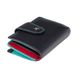 Кожаный женский кошелек Visconti SP31 Poppy c RFID (Black Multi)