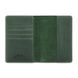 Обкладинка для паспорта зі шкіри HiArt PC-02 Mehendi Art Зелений