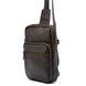 Кожаная коричневая сумка-рюкзак TARWA gc-0904-3md