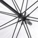 Женский механический прозрачный зонт-трость Fulton Birdcage-2 L042 - Raining Butterflies