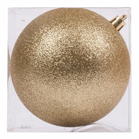 Куля новорічна Yes! Fun d-10 см, золотий 974044 купити недорого в Ти Купи