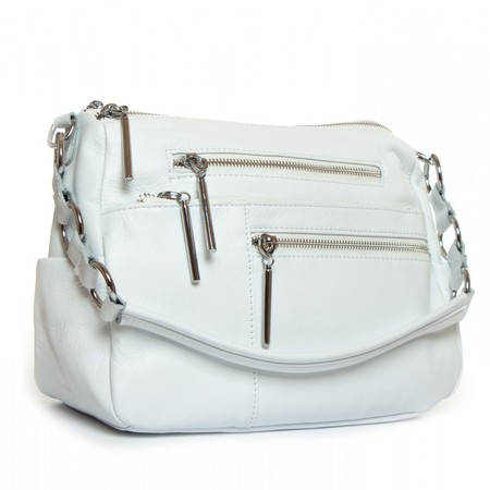 Женская кожаная сумка ALEX RAI 8930-9 white купить недорого в Ты Купи