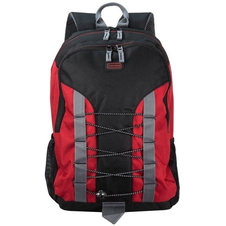 Рюкзак чорний з червоним Travelite BASICS TL096244-10 купити недорого в Ти Купи