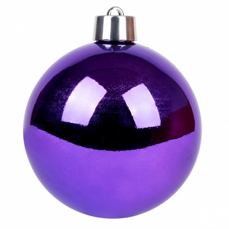 Куля новорічна Yes! Fun d-20 см, фіолетовий 974072 купити недорого в Ти Купи