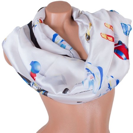 Атласный женский шарф ETERNO 180 на 70 см ES1908-14-3 купить недорого в Ты Купи