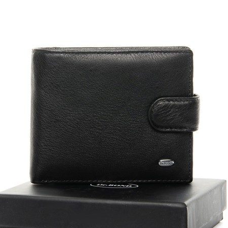 Мужской кожаный черный кошелек Classik dr.Bond M59-1 black купить недорого в Ты Купи